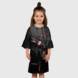 Платье клеш для девочки Луи Амамия Code Vein, цвет: 3D-принт — фото 2