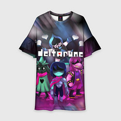 Детское платье DELTARUNE ГЕРОИ В БОЙ!