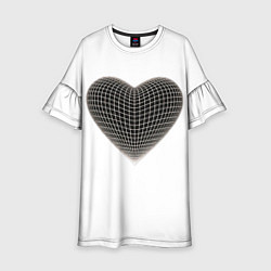 Детское платье HEART PRINT