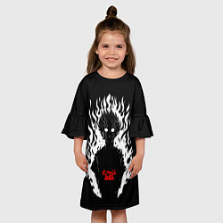 Платье клеш для девочки Демонический Кагеяма Mob Psycho 100, цвет: 3D-принт — фото 2