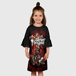 Платье клеш для девочки Darkest Dungeon - poster, цвет: 3D-принт — фото 2