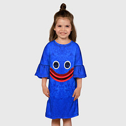 Платье клеш для девочки POPPY PLAYTIME МОРДОЧКА ХАГГИ ВАГГИ, цвет: 3D-принт — фото 2