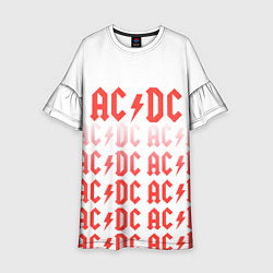 Детское платье Acdc Паттерн