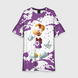 Платье клеш для девочки РЭЙМАН RAYMAN LEGENDS, цвет: 3D-принт