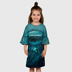 Платье клеш для девочки Go ahead for adventures, цвет: 3D-принт — фото 2