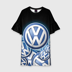 Детское платье Volkswagen Большое лого паттерн