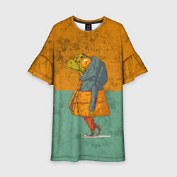 Детское платье Лягушка модник Frog