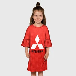 Платье клеш для девочки Митсубиси, цвет: 3D-принт — фото 2