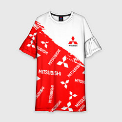 Платье клеш для девочки Mitsubishi Паттерн, цвет: 3D-принт