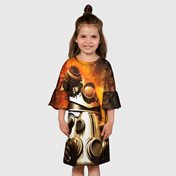 Платье клеш для девочки Fallout - Arch Dornan, цвет: 3D-принт — фото 2
