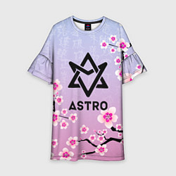 Детское платье ASTRO ЦВЕТЫ САКУРЫ