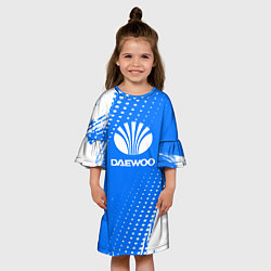 Платье клеш для девочки DAEWOO Autosport, цвет: 3D-принт — фото 2