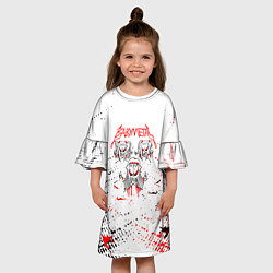 Платье клеш для девочки BABYMETAL su-metal, цвет: 3D-принт — фото 2