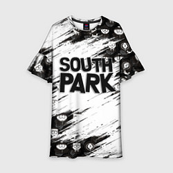 Детское платье Южный парк - персонажи и логотип South Park