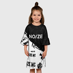 Платье клеш для девочки Noize mc Паттерн, цвет: 3D-принт — фото 2