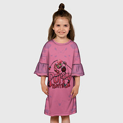 Платье клеш для девочки Poppy Playtime - Chapter 2 Mommy long legs, цвет: 3D-принт — фото 2