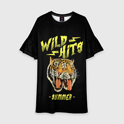 Детское платье Горячие хиты лета и тигры