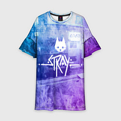 Детское платье Stray: Neon Logo