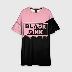 Детское платье BLACKPINK BIG LOGO