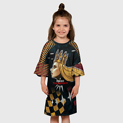 Платье клеш для девочки Cs:go - The Empress 2022 Императрица, цвет: 3D-принт — фото 2