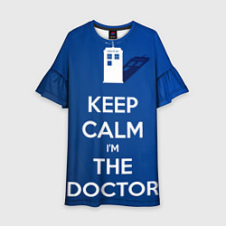 Детское платье Keep calm Im the Doctor