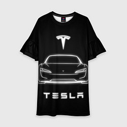 Детское платье Tesla white light