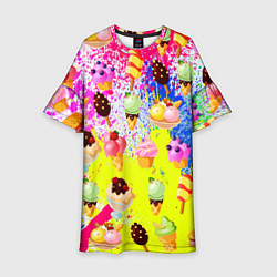 Детское платье Вкусные Мороженки