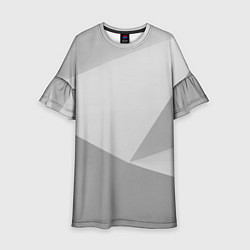 Детское платье Геометрические серые фигуры