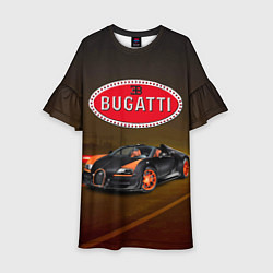 Детское платье Bugatti на ночной дороге