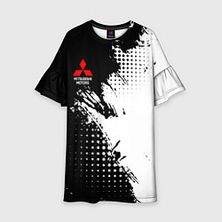 Детское платье Mitsubishi - черно-белая абстракция