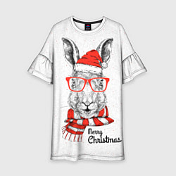 Детское платье Santa Rabbit Merry Christmas!