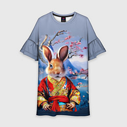Детское платье Кролик в китайском халате