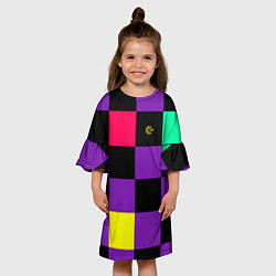 Платье клеш для девочки FIRM прямо из 80х, цвет: 3D-принт — фото 2