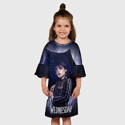 Платье клеш для девочки Poster Wednesday, цвет: 3D-принт — фото 2