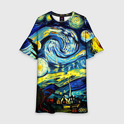 Детское платье Винсент ван Гог, звездная ночь