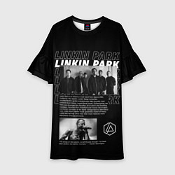 Платье клеш для девочки Linkin Park Chester Bennington, цвет: 3D-принт