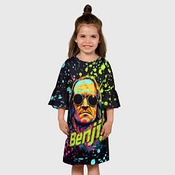 Платье клеш для девочки Benji, цвет: 3D-принт — фото 2