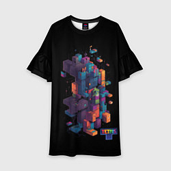 Детское платье Tetris abstract