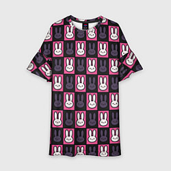 Детское платье Ребенок идола - Кролики паттерн