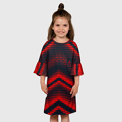 Платье клеш для девочки Mitsubishi sign, цвет: 3D-принт — фото 2