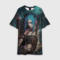 Платье клеш для девочки Jinx fantasy, цвет: 3D-принт