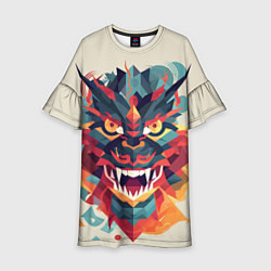 Детское платье Дракон: арт нейросети