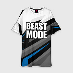 Детское платье Beast mode - blue sport