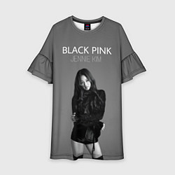 Платье клеш для девочки Blackpink - Jennie Kim, цвет: 3D-принт