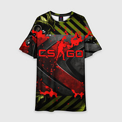 Детское платье CS GO red logo