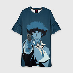 Детское платье Spike Spiegel blue