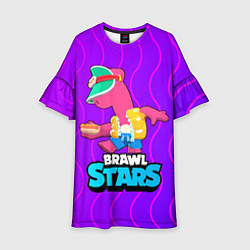 Платье клеш для девочки Doug Brawl Stars, цвет: 3D-принт