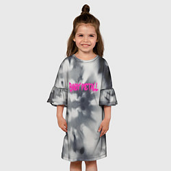 Платье клеш для девочки Тай дай baby metall, цвет: 3D-принт — фото 2