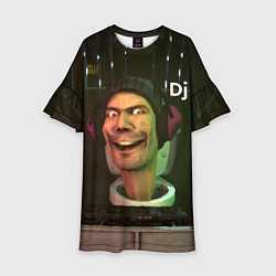 Детское платье Skibidi Toilet Dj