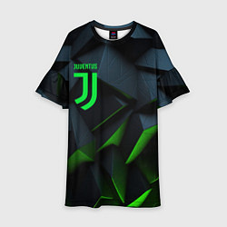 Детское платье Juventus black green logo